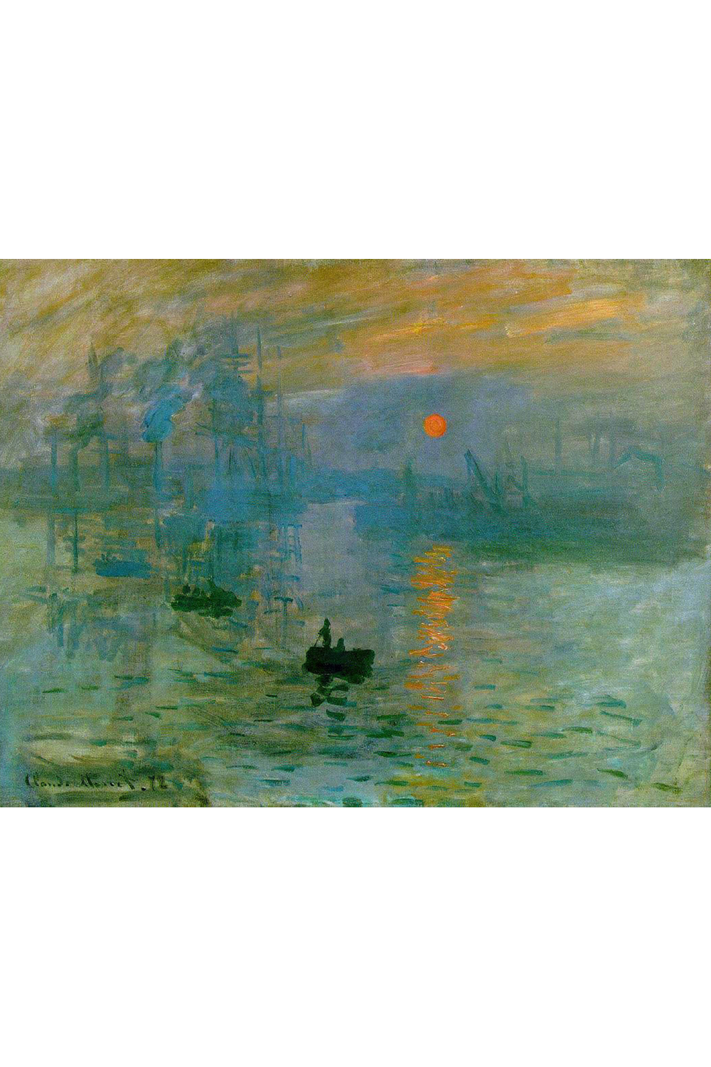 Claude Monet - İzlenim - Gün Doğumu - 1