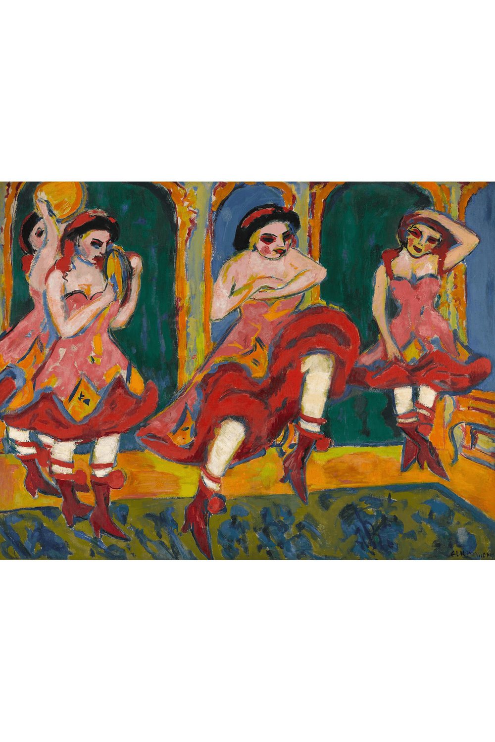 Ernst Ludwig Kirchner - Çardaş Dansçıları - 1
