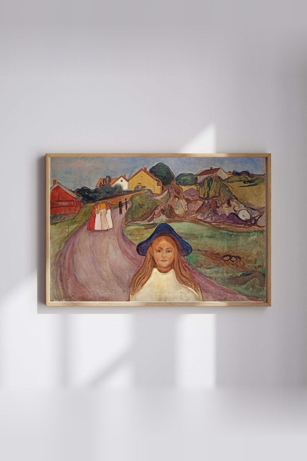 Edvard Munch - Åsgårdstrand'da Sokak - 3