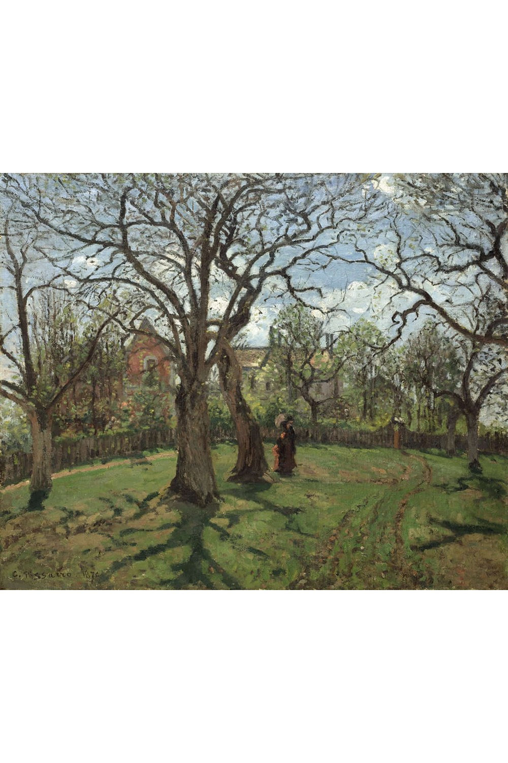 Camille Pissarro - Louveciennes'deki Kestane Ağaçları - 1