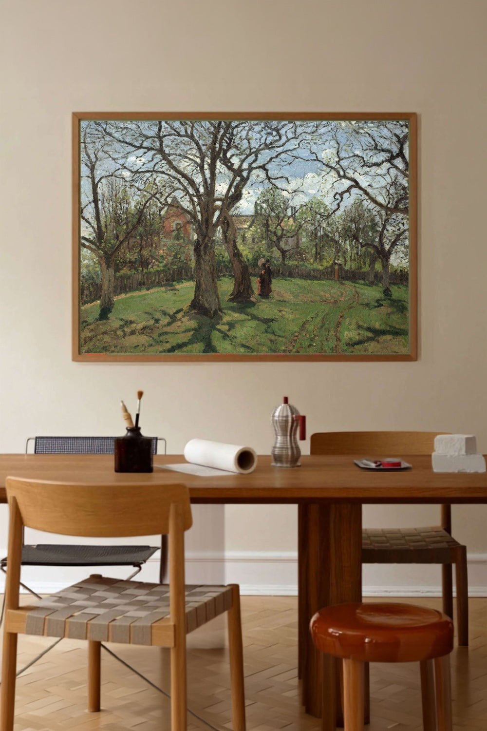 Camille Pissarro - Louveciennes'deki Kestane Ağaçları - 2