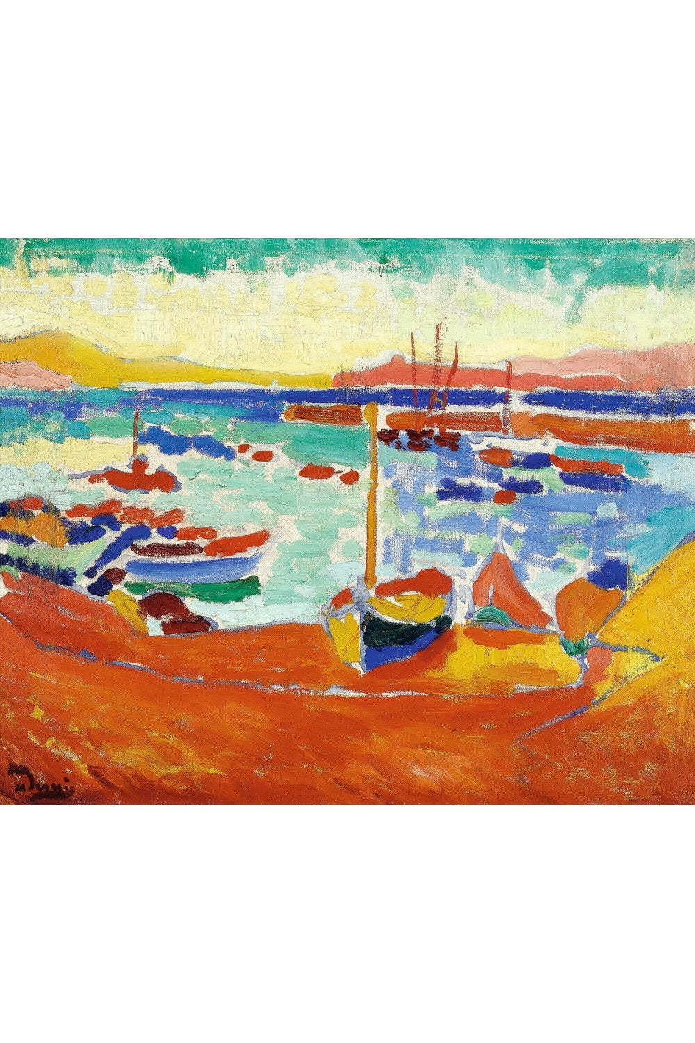 André Derain - Collioure'da Tekneler - 1