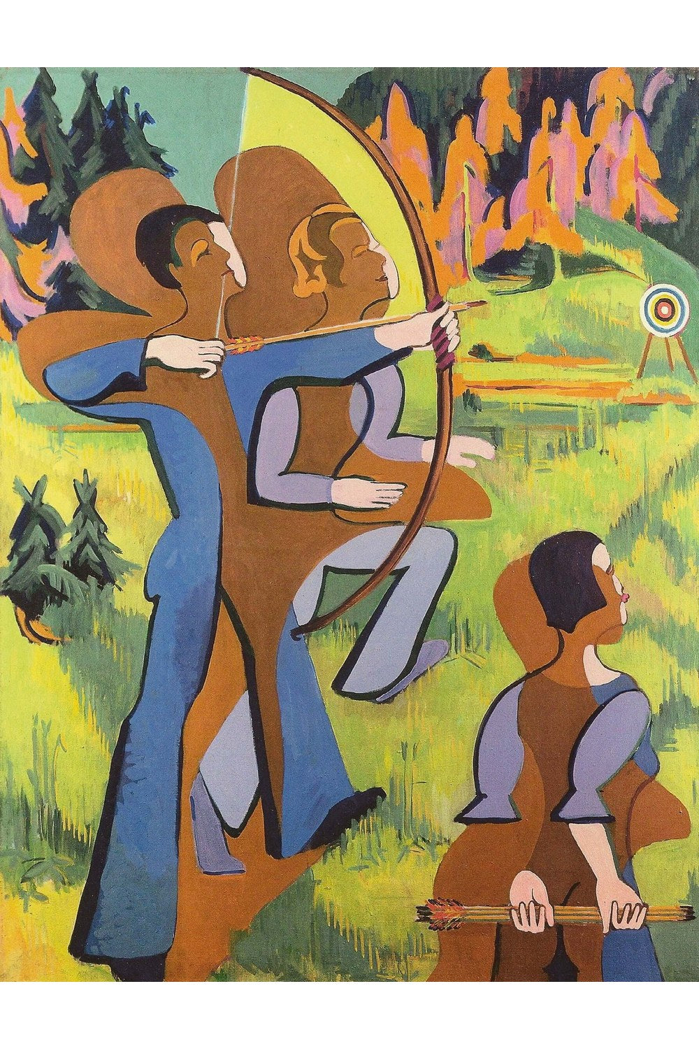 Ernst Ludwig Kirchner - Okçular - 1