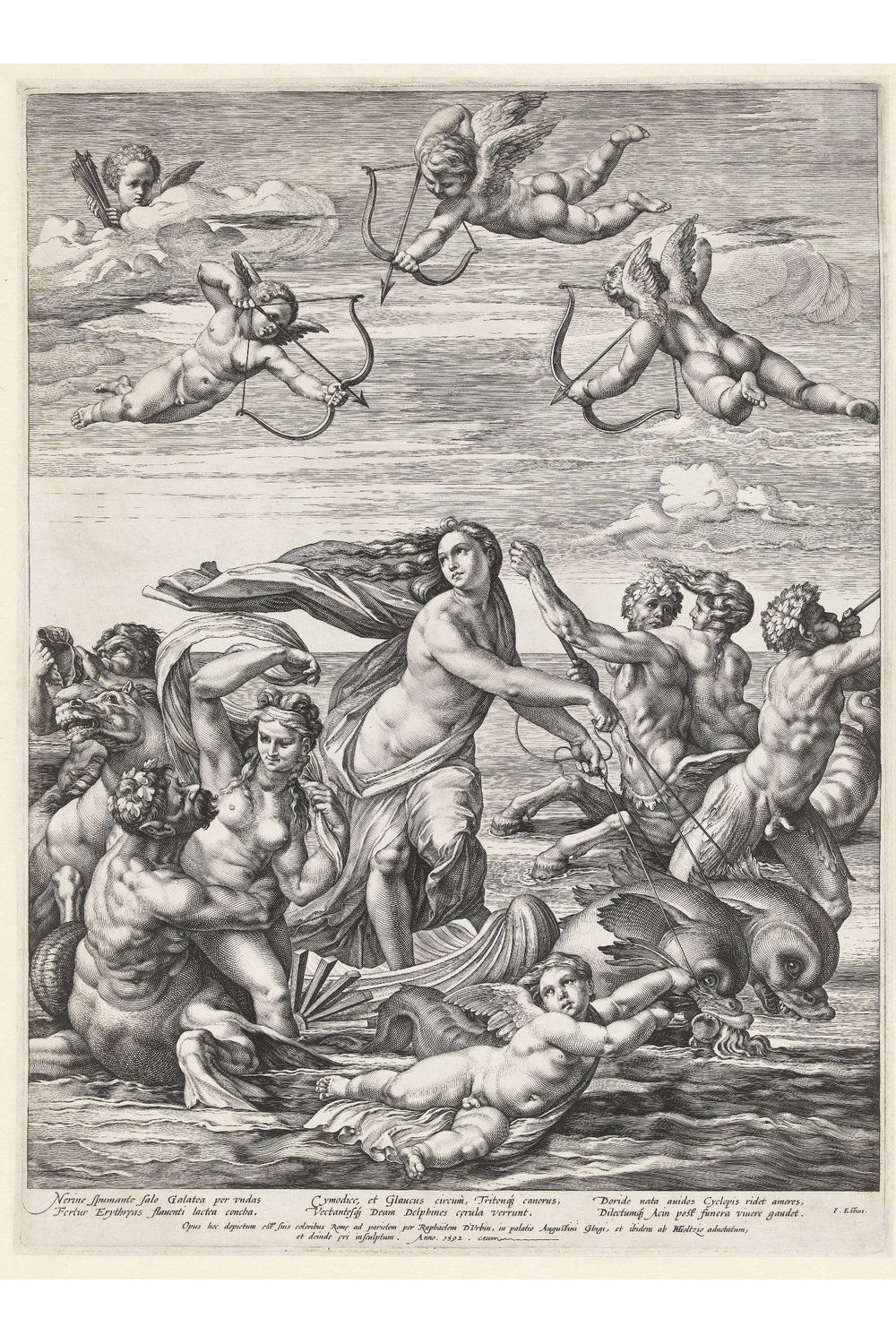 Hendrick Goltzius - Galatea'nın Zaferi - 1