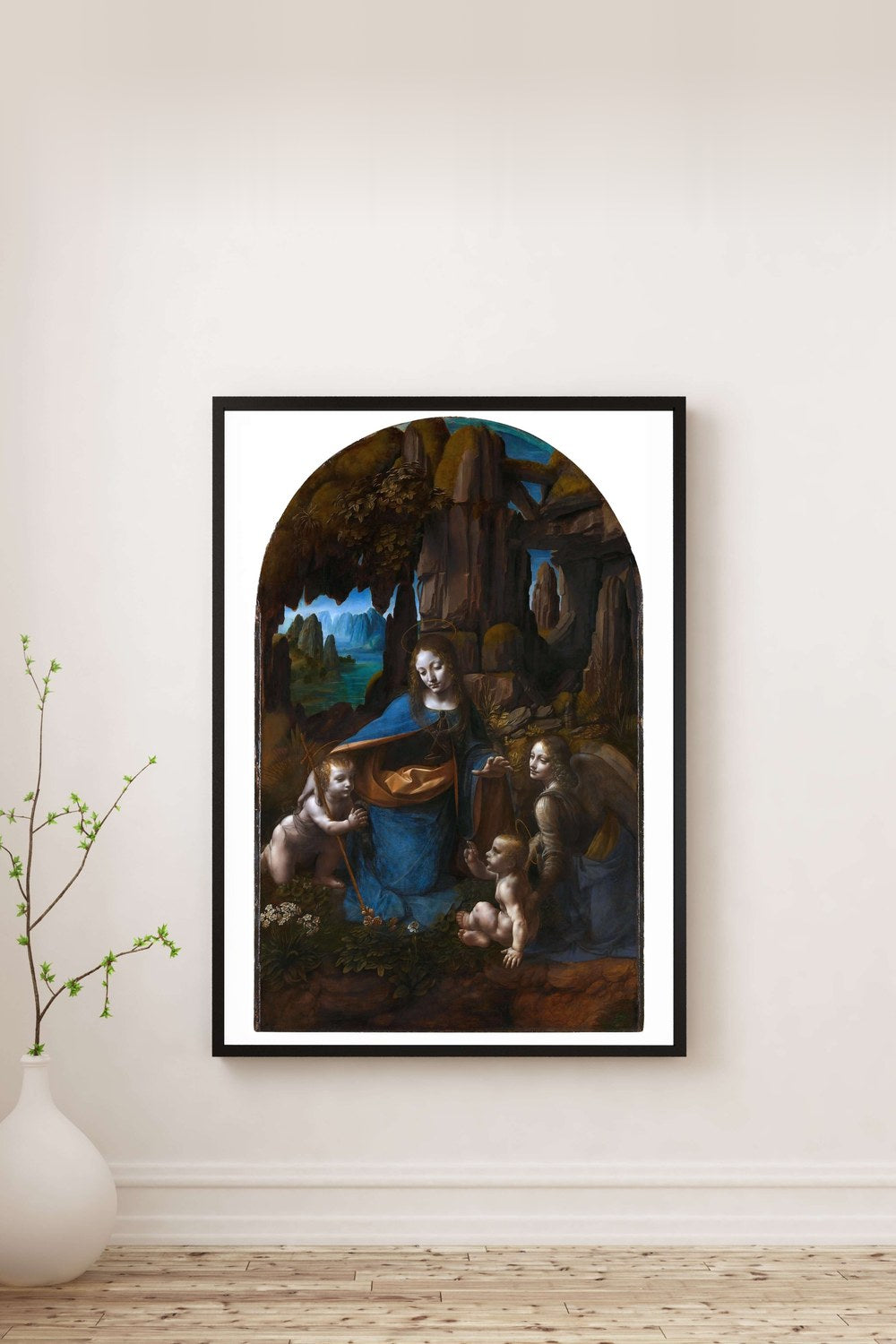 Leonardo Da Vinci - Kayalıklar Bakiresi - 2
