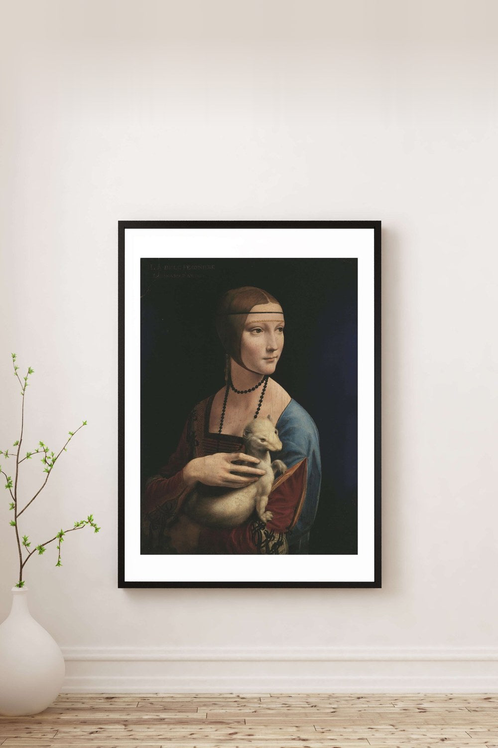 Leonardo Da Vinci - Kakımlı Kadın - 2
