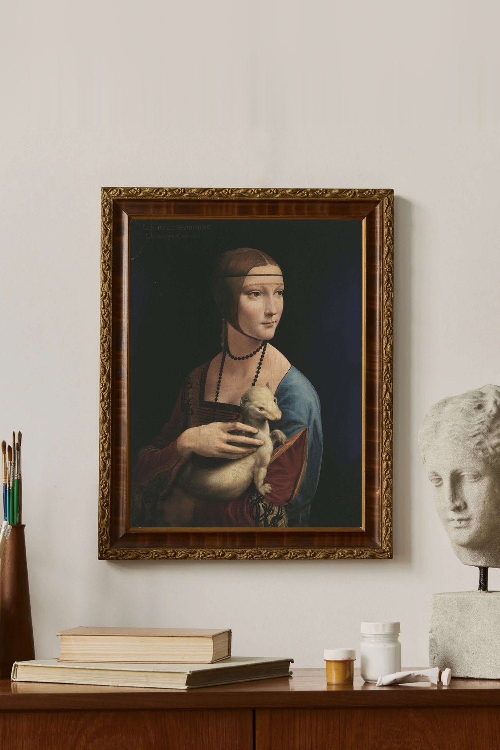 Leonardo Da Vinci - Kakımlı Kadın - 3
