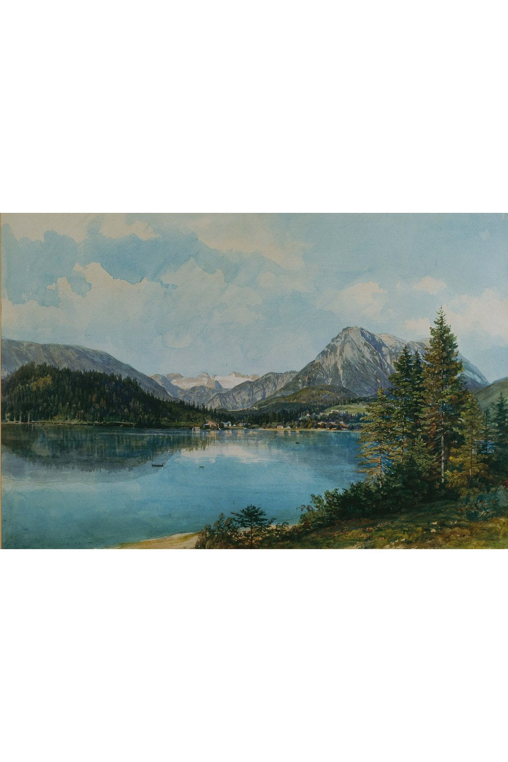 Thomas Ender - Dachstein Ile Altaussee Gölü - 1