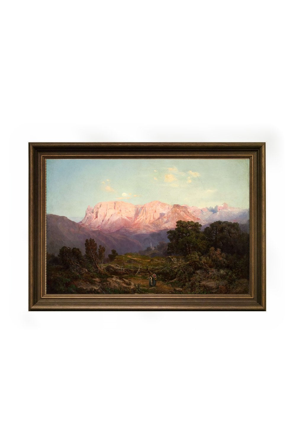 Gottfried Seelos - Rampeun’Dan Görülen Schlern Ve Rosengarten - 0