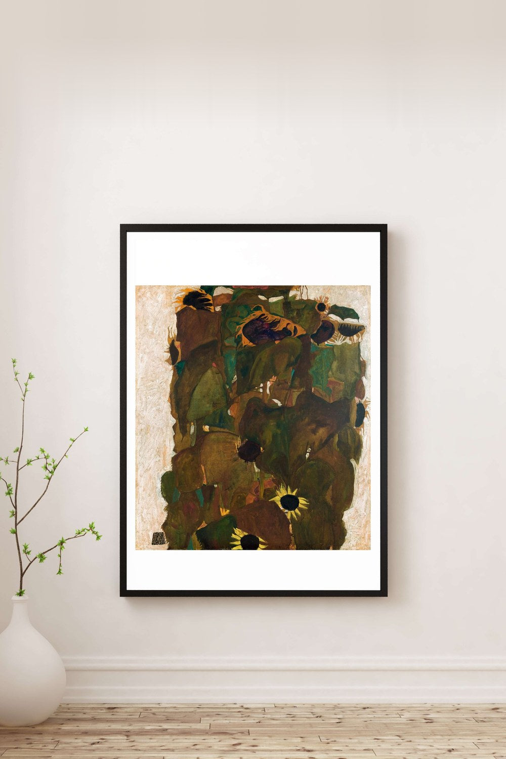 Egon Schiele - Ayçiçekleri I - 2