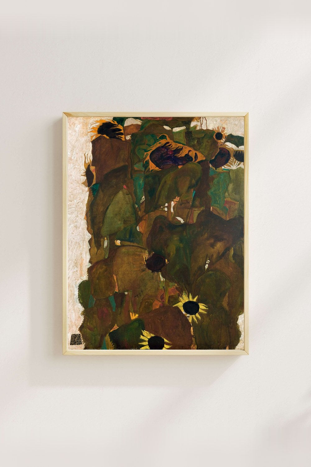 Egon Schiele - Ayçiçekleri I - 4