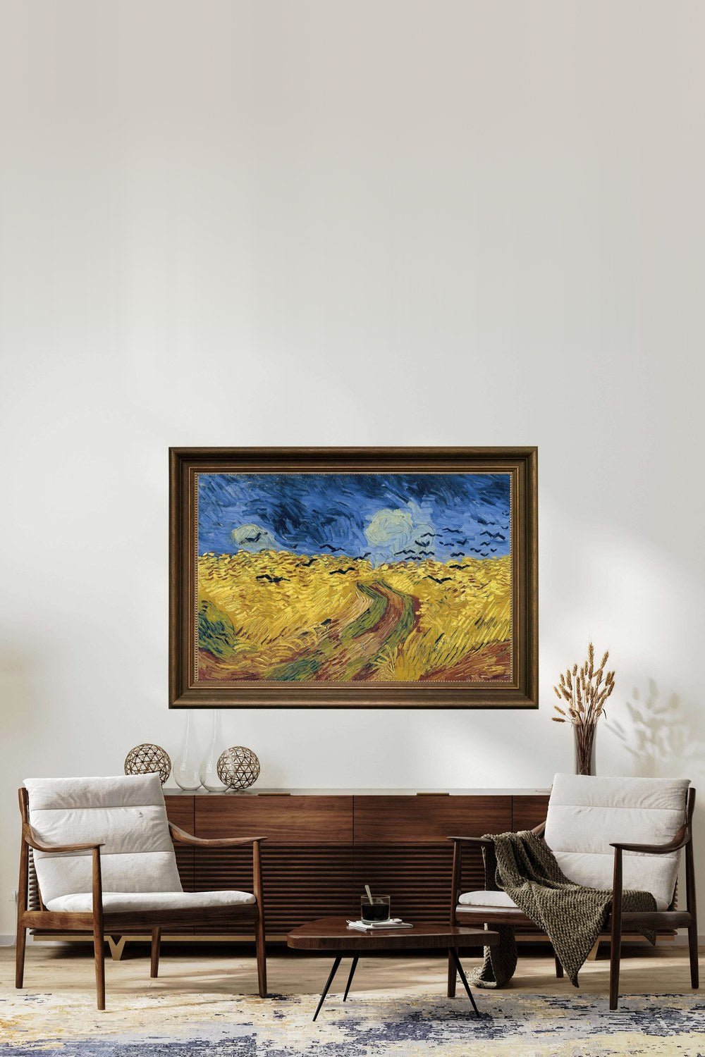 Vincent Van Gogh - Kargalarla Buğday Tarlası - 2