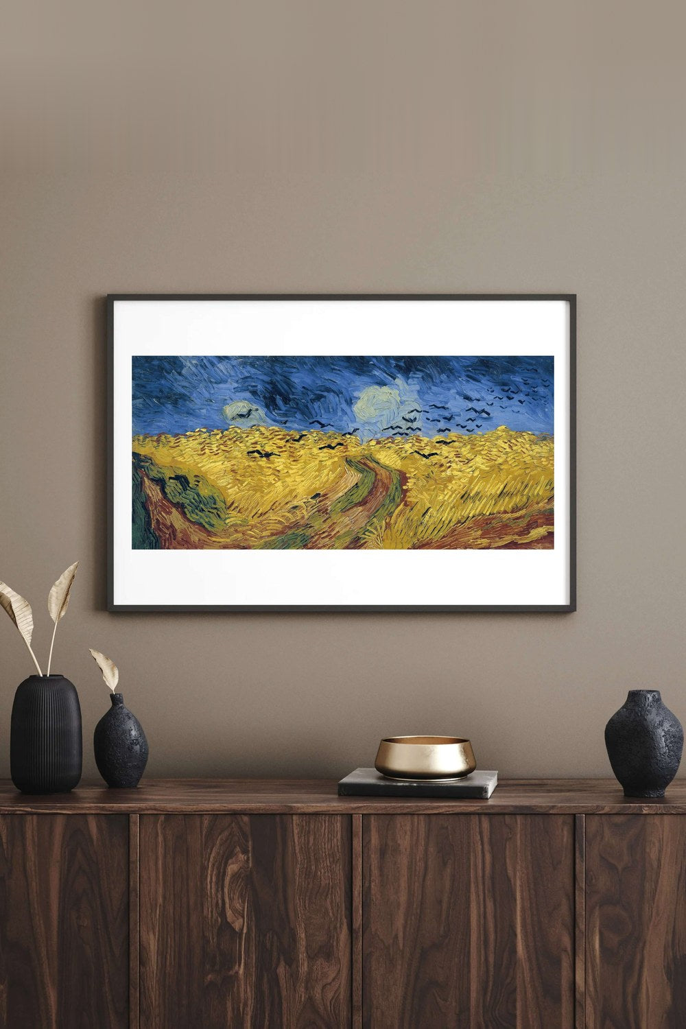 Vincent Van Gogh - Kargalarla Buğday Tarlası - 3