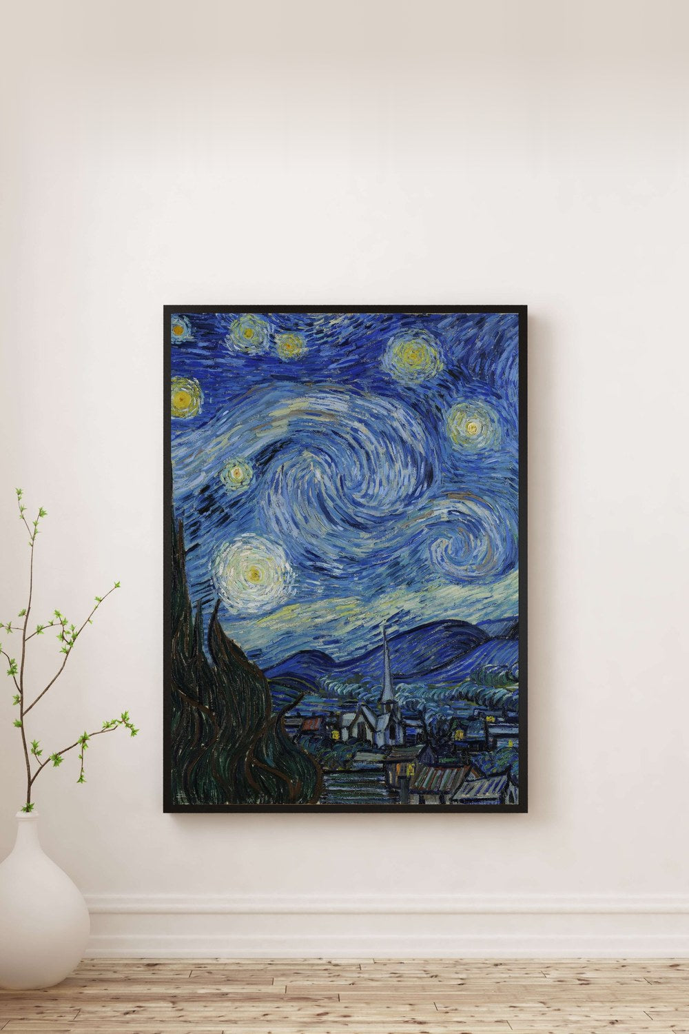 Vincent Van Gogh - Yıldızlı Gece - 0
