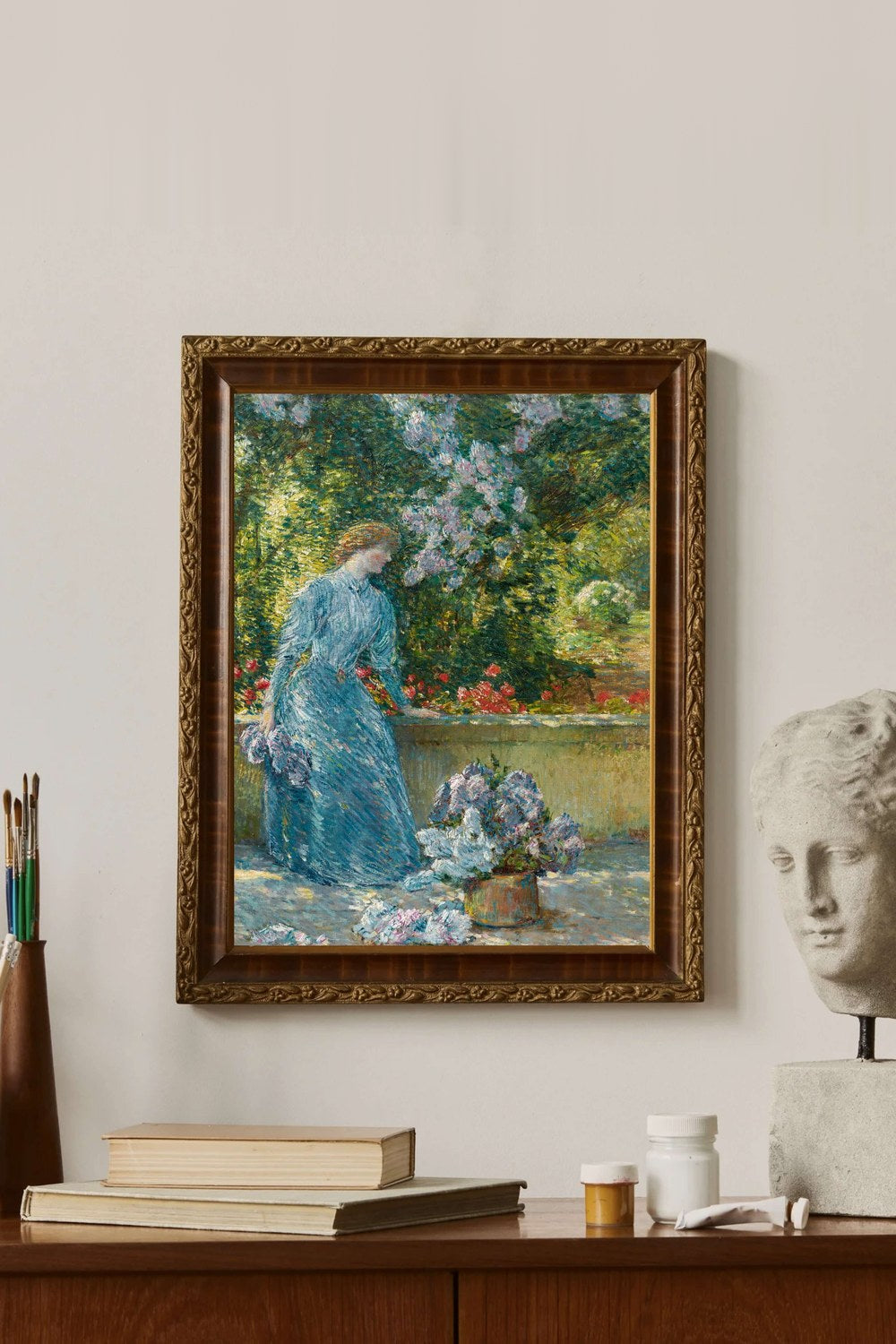 Childe Hassam - Parkta Kadın - 2