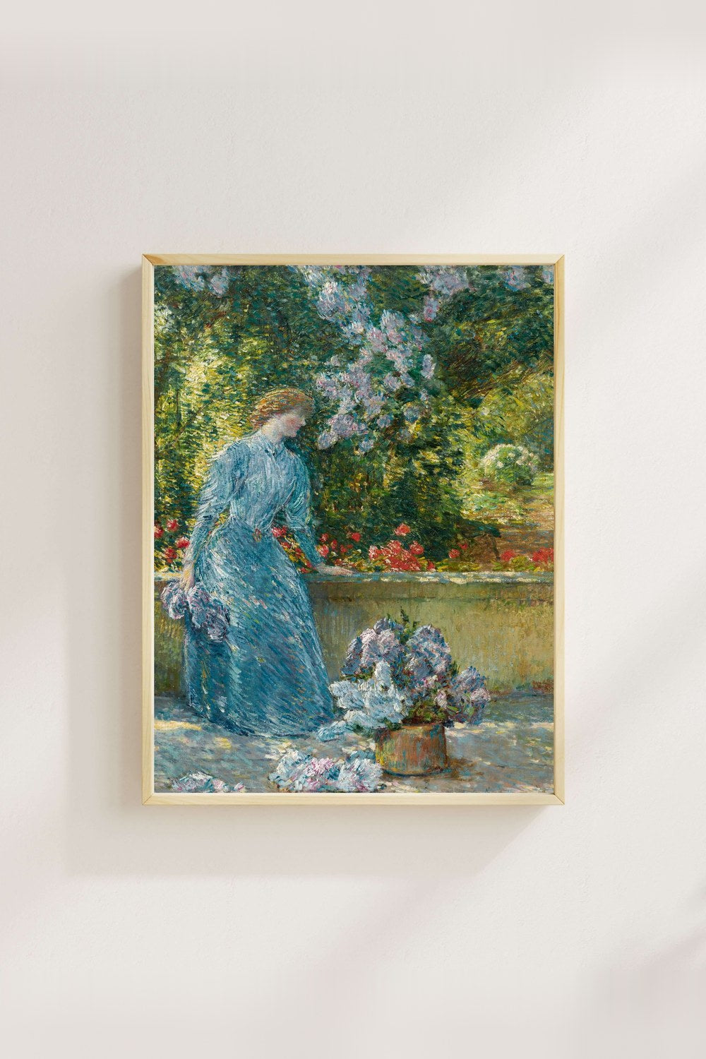 Childe Hassam - Parkta Kadın - 3