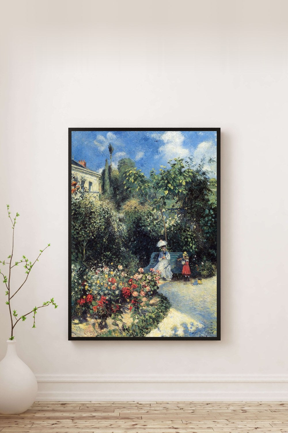 Camille Pissarro - Pontoise’Te Mathurins Bahçesinde - 0