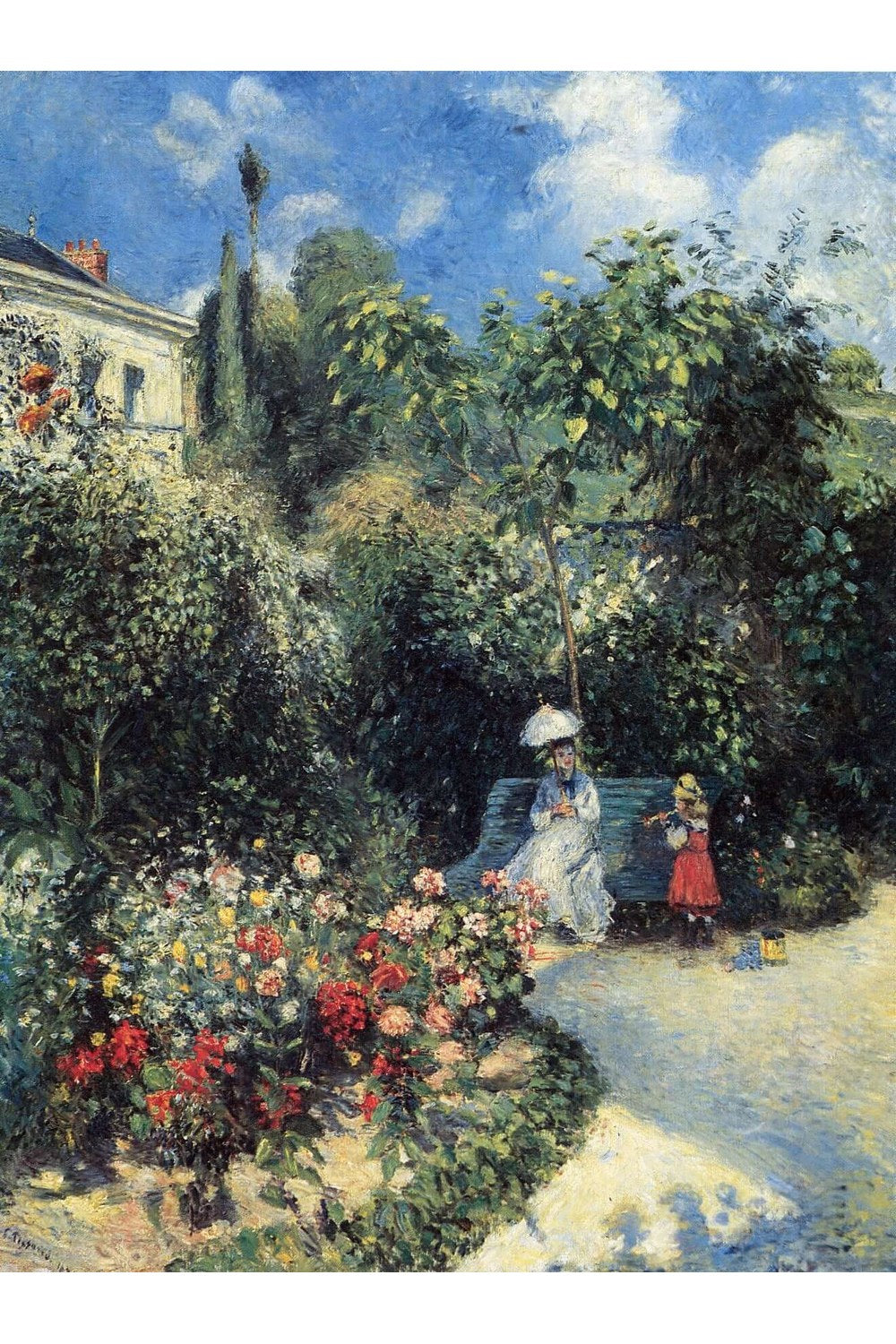 Camille Pissarro - Pontoise’Te Mathurins Bahçesinde - 1
