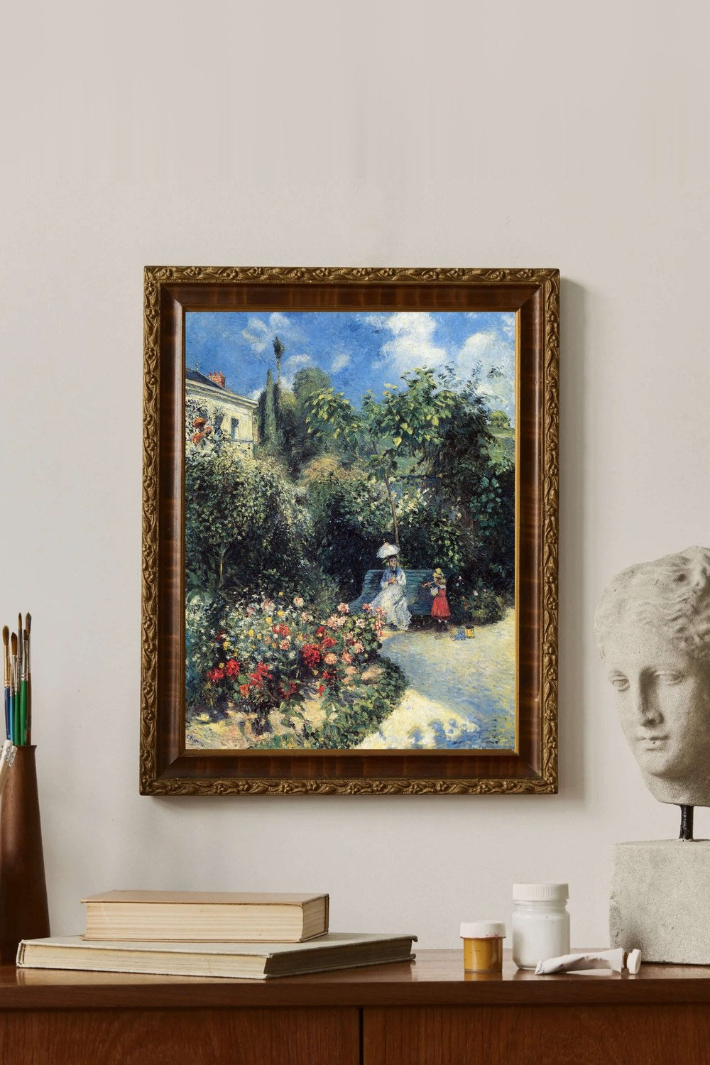 Camille Pissarro - Pontoise’Te Mathurins Bahçesinde - 2