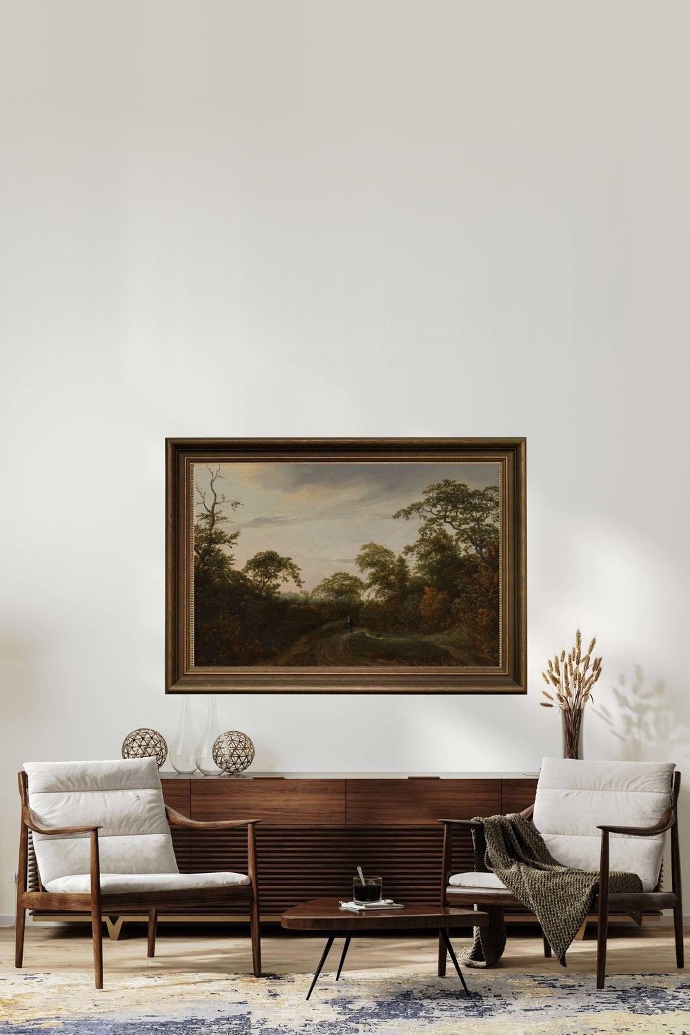 Jacob Van Ruisdael - Alacakaranlıkta Orman Yolunda - 2