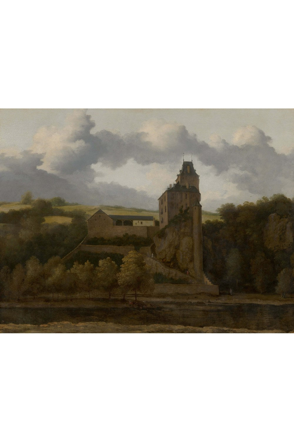 Allart Van Everdingen - Montjardin Kalesi Görünümü - 1