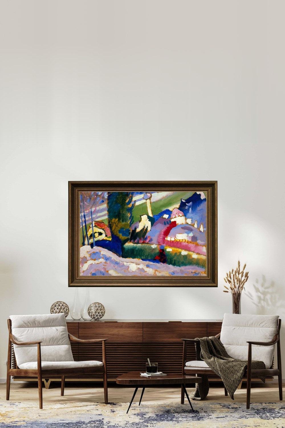 Wassily Kandinsky - Kiliseli Kış Manzarası - 2