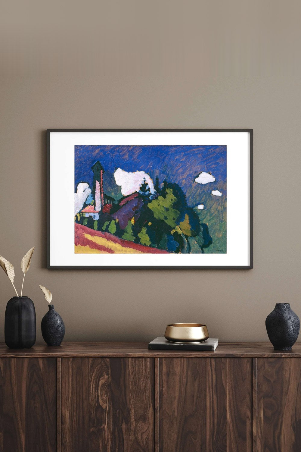 Wassily Kandinsky - Kuleli Manzara - 3