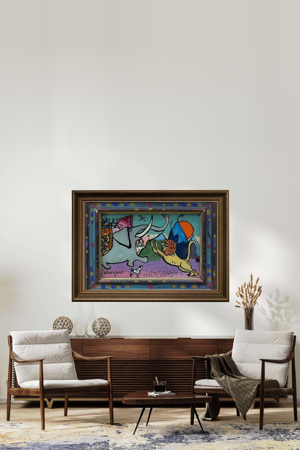 Wassily Kandinsky - Aslan Avı - 2