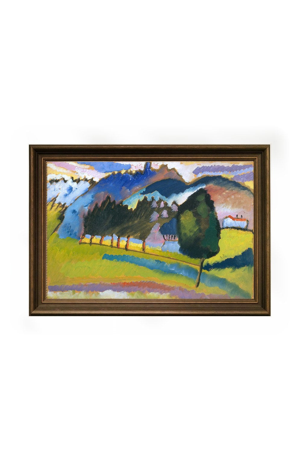 Wassily Kandinsky - Dalgalı Tepelerle Manzara - 0