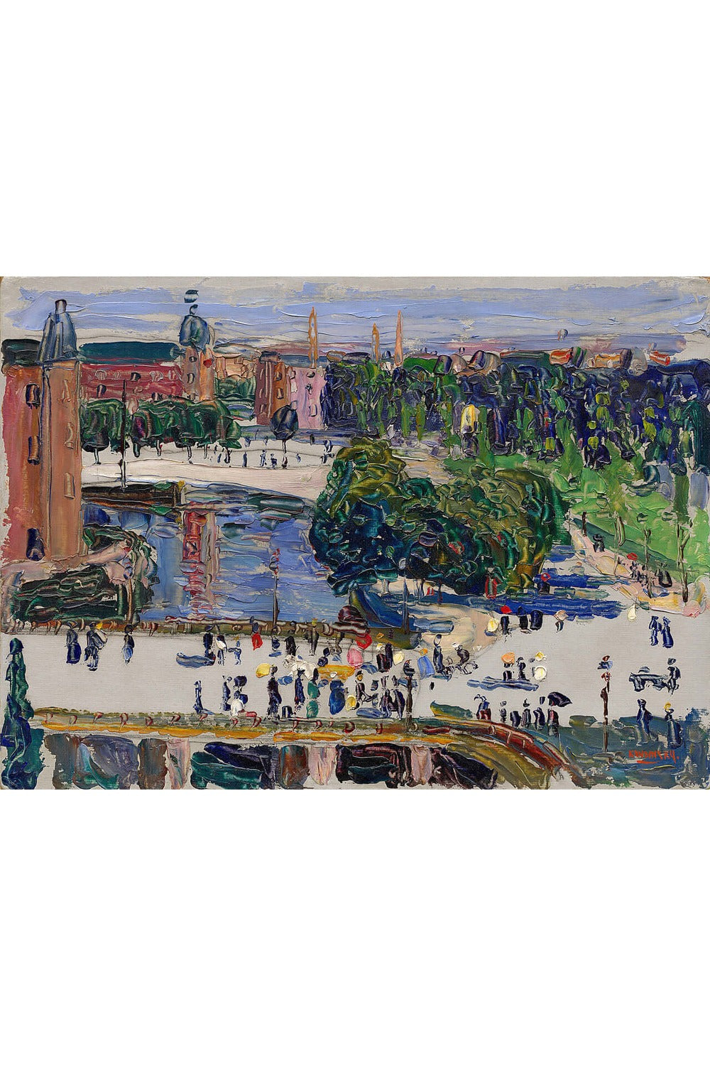 Wassily Kandinsky - Amsterdam - Pencereden Görünüm - 1