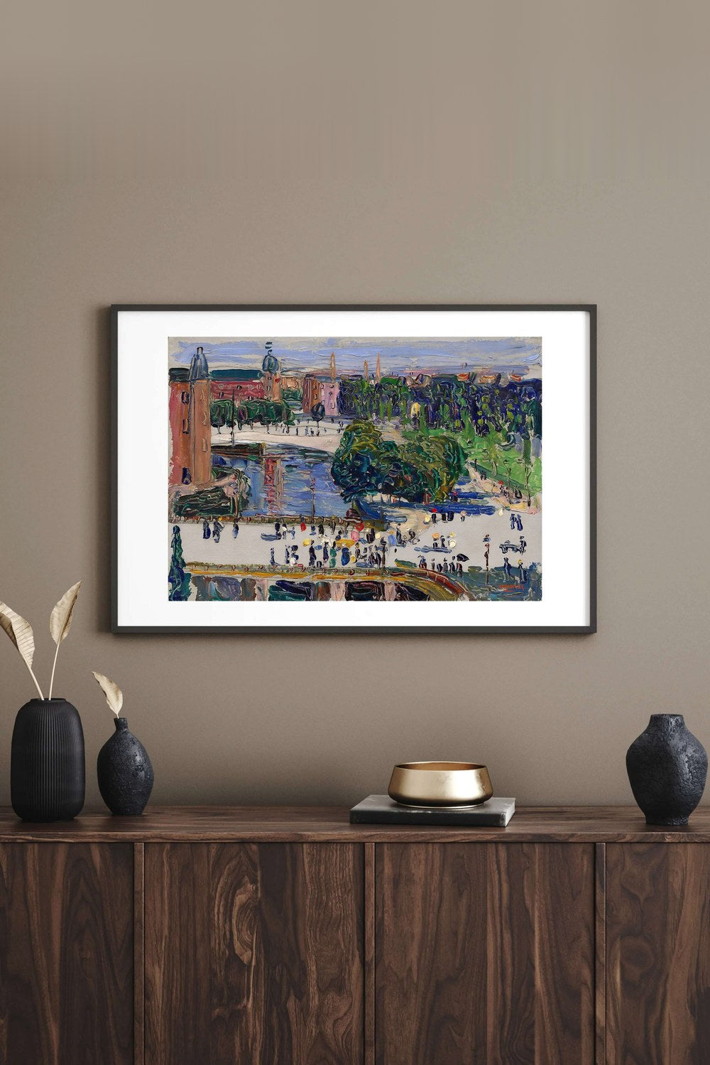 Wassily Kandinsky - Amsterdam - Pencereden Görünüm - 3