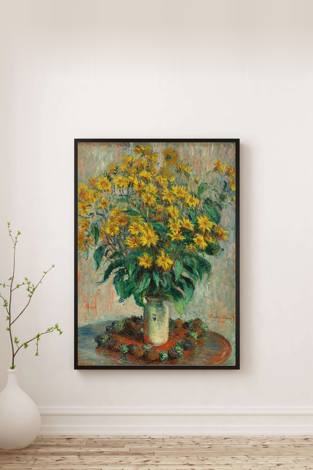 Claude Monet - Yer Elması Çiçekleri - 0