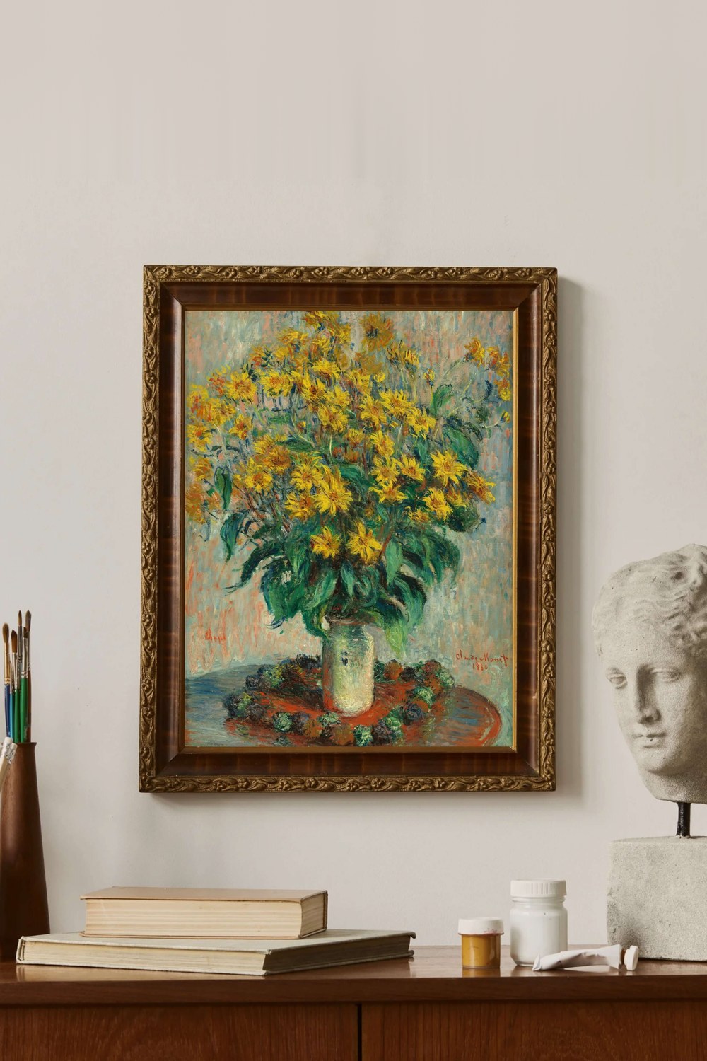 Claude Monet - Yer Elması Çiçekleri - 2