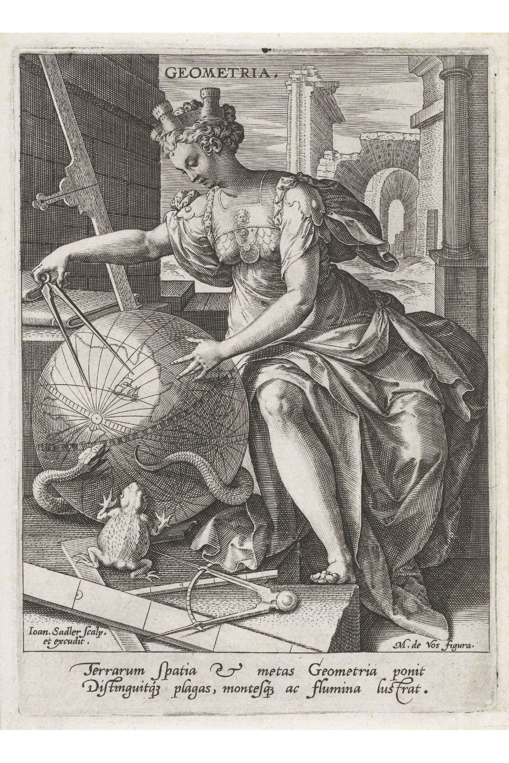 Johann Sadeler - Geometri - 1