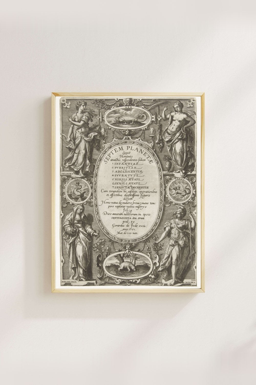 Adriaen Collaert - Yedi Gezegen Ve Yedi Çağ - 3