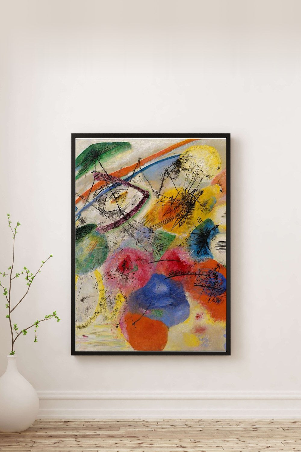 Wassily Kandinsky - Siyah Çizgiler - 0