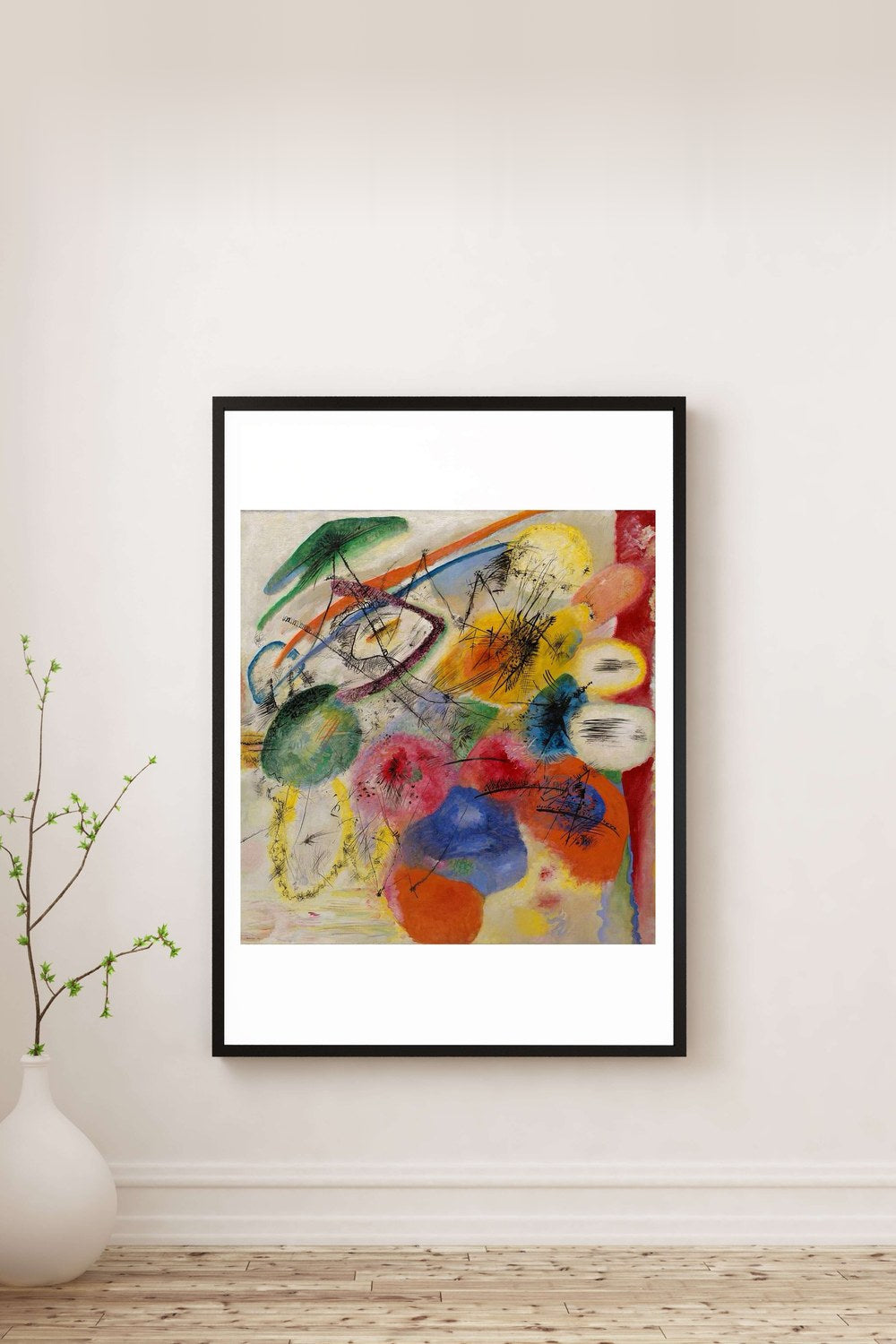 Wassily Kandinsky - Siyah Çizgiler - 2