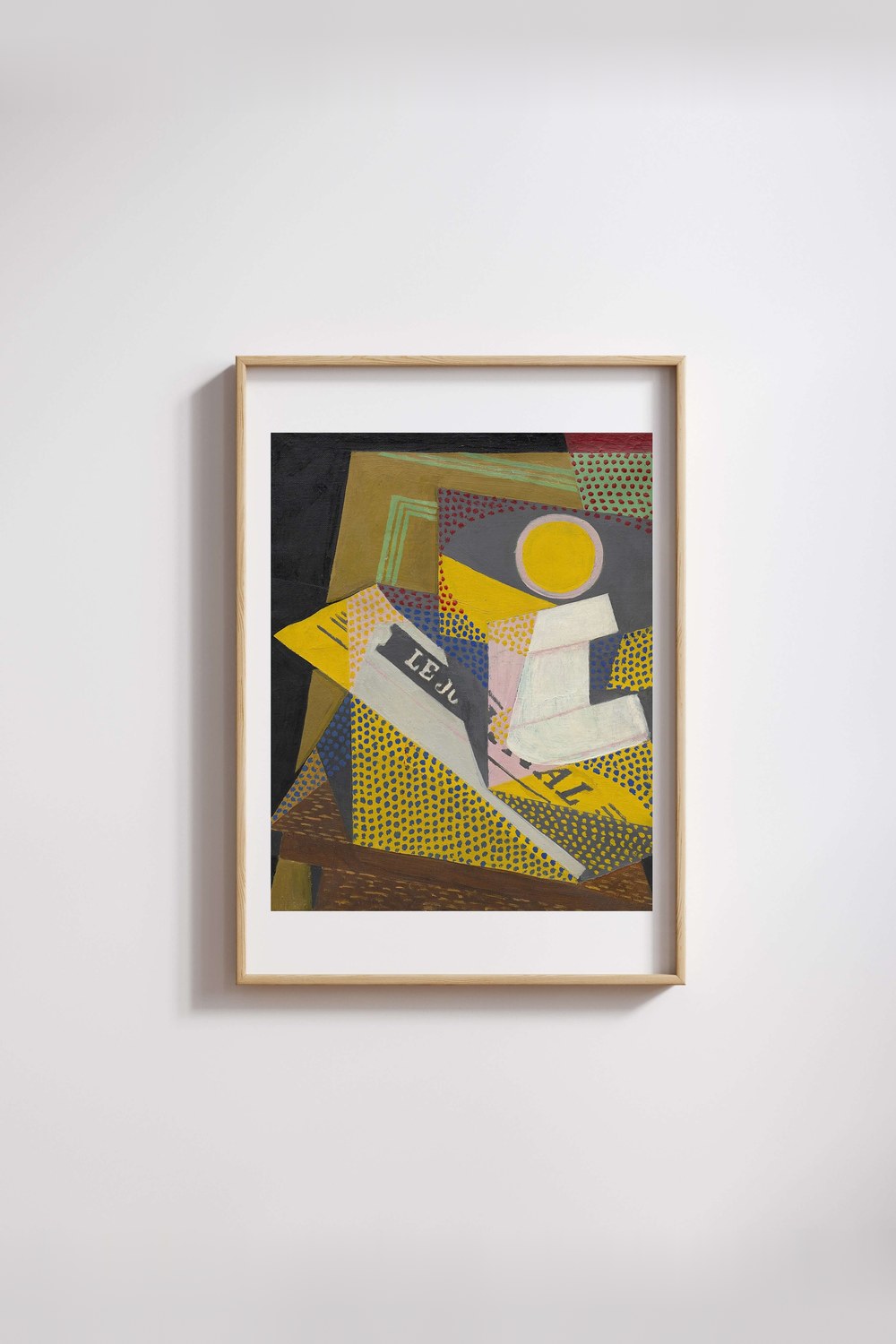 Juan Gris - Gazete Ve Meyve Tabağı - 4
