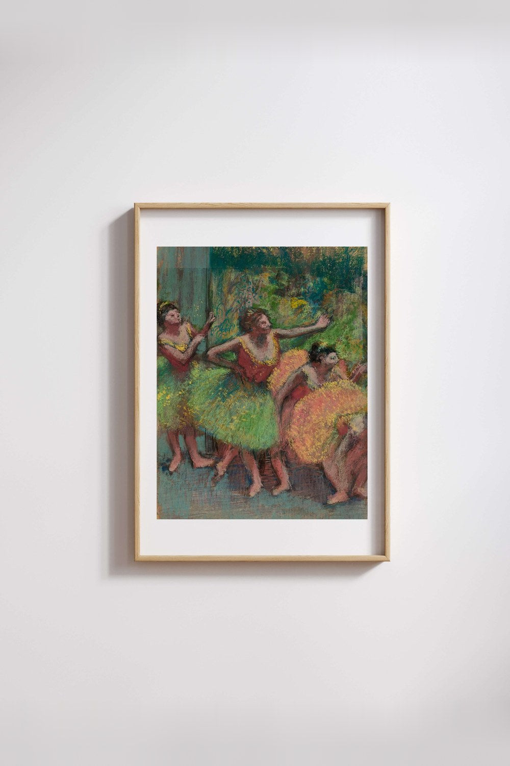 Edgar Degas - Yeşil Ve Sarı Dansçılar - 3