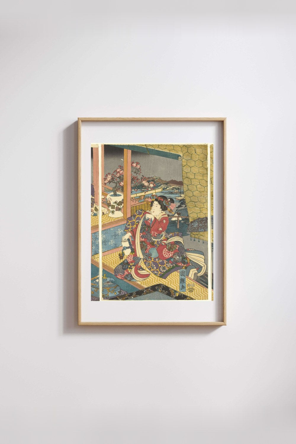 Utagawa Kuniteru - Çiçekler - 3