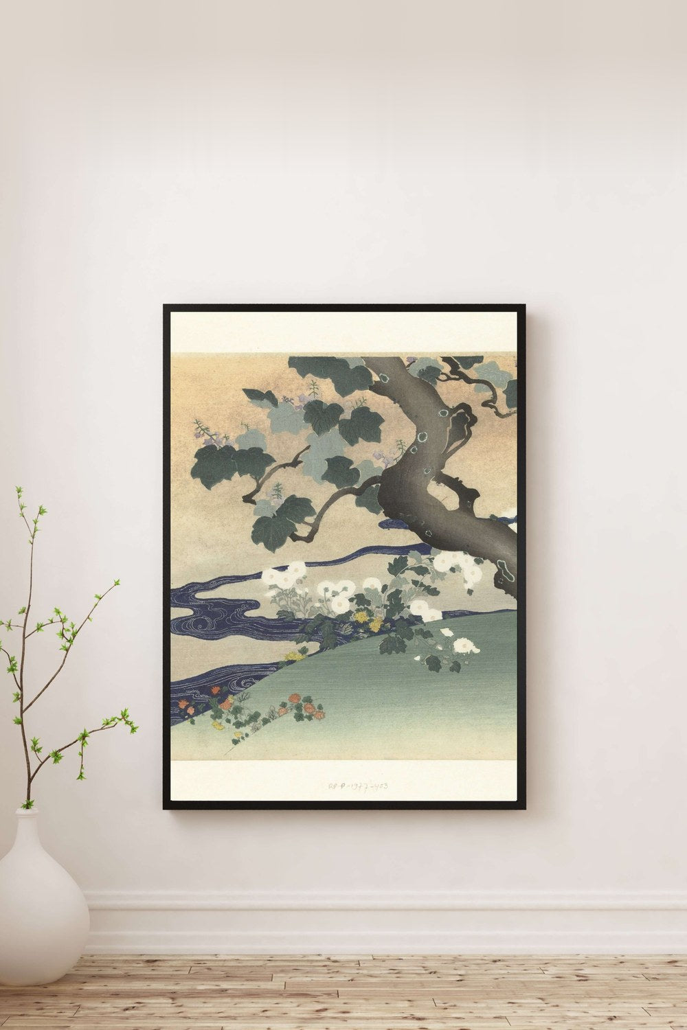 Tsukioka Kōgyo - Ağaç Ve Krizantemler - 0