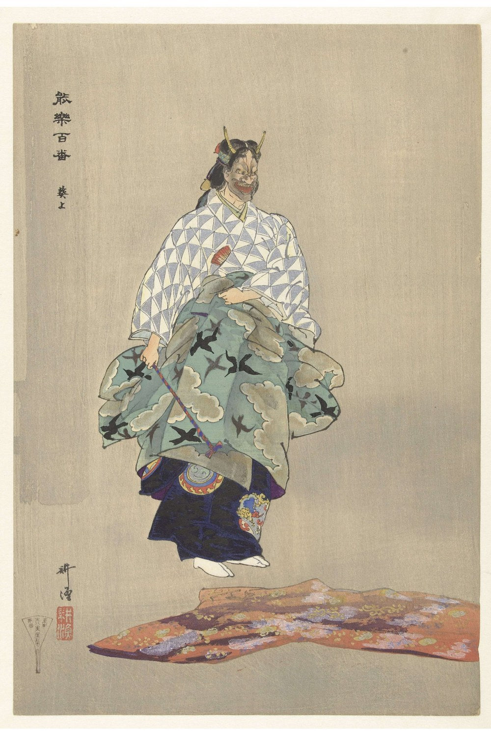 Tsukioka Kōgyo - Aoi No Ue - 1