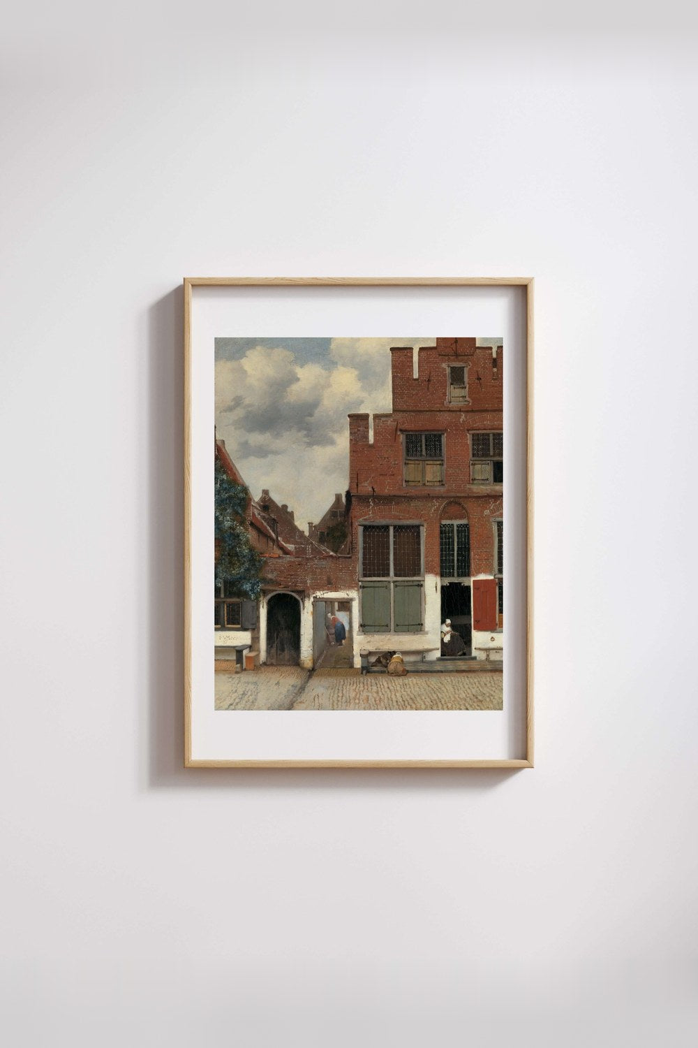 Johannes Vermeer - Delft'teki Küçük Sokak Olarak Bilinen Evlerin Görünümü - 3