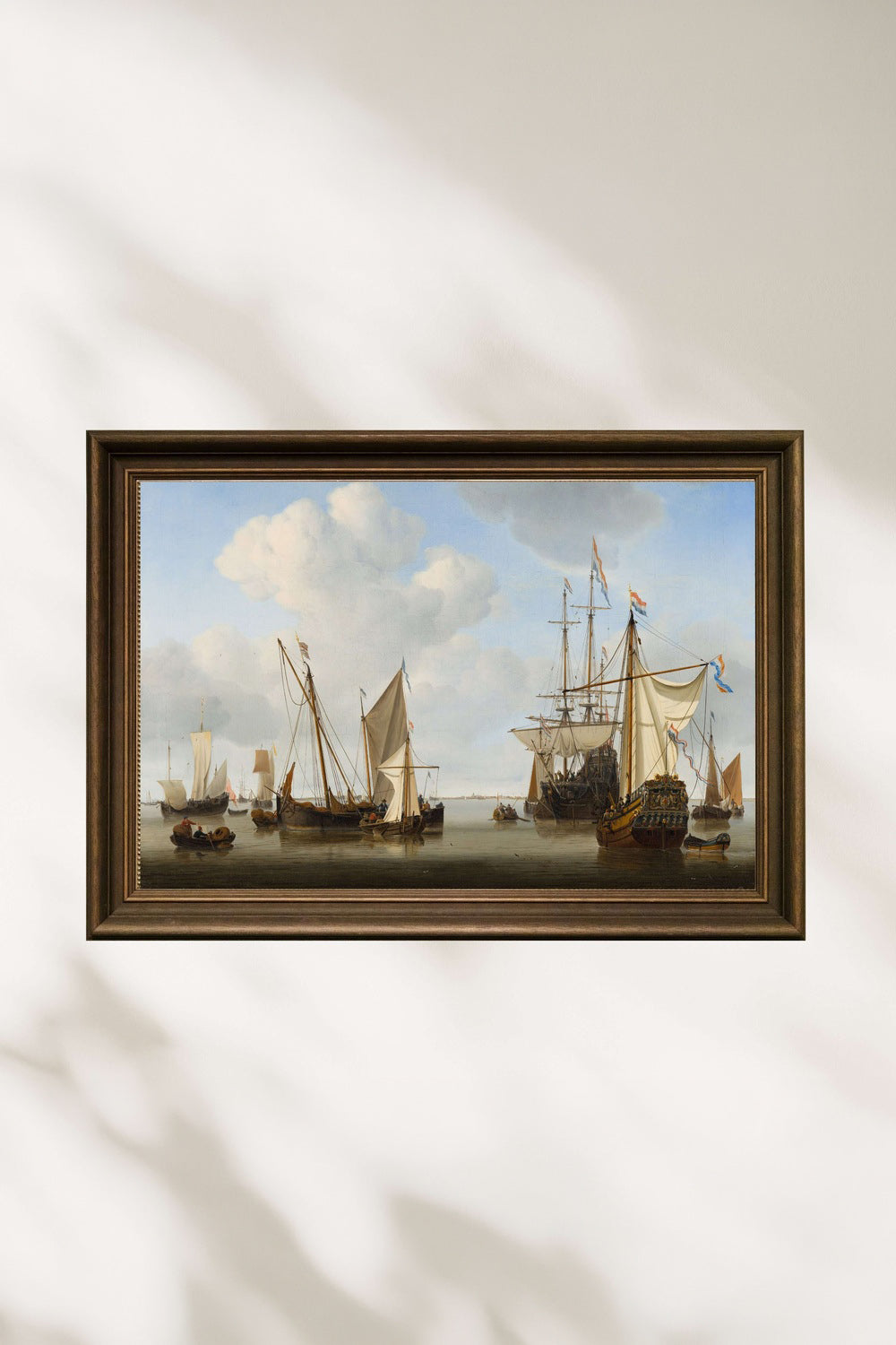 Willem Van De Velde The Younger - Açık Denizde Gemiler - 0