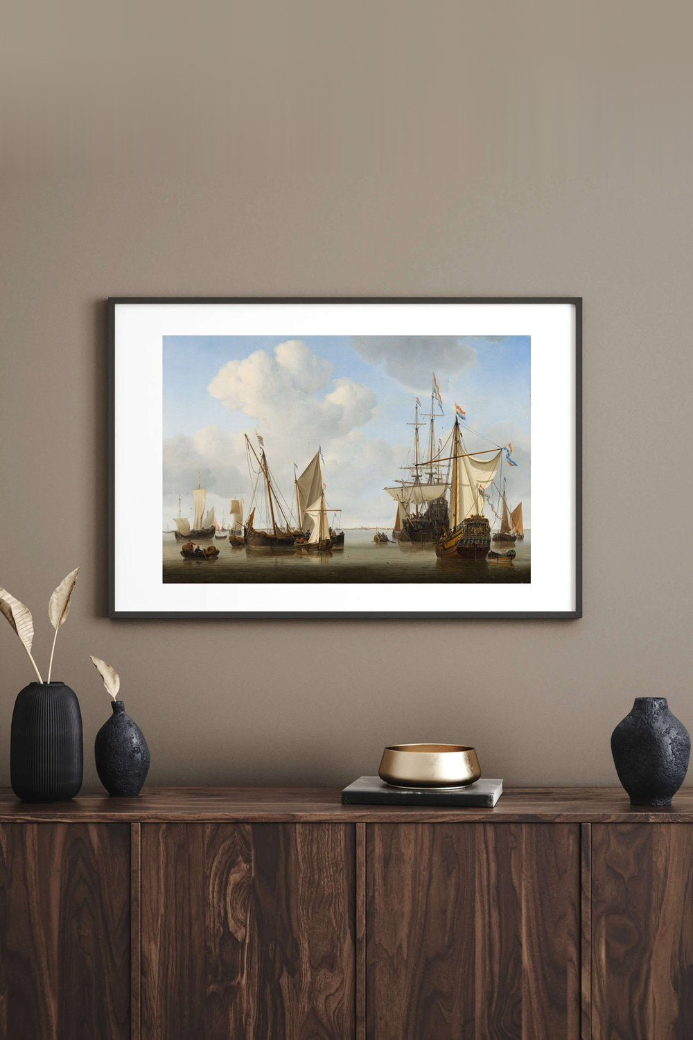 Willem Van De Velde The Younger - Açık Denizde Gemiler - 2
