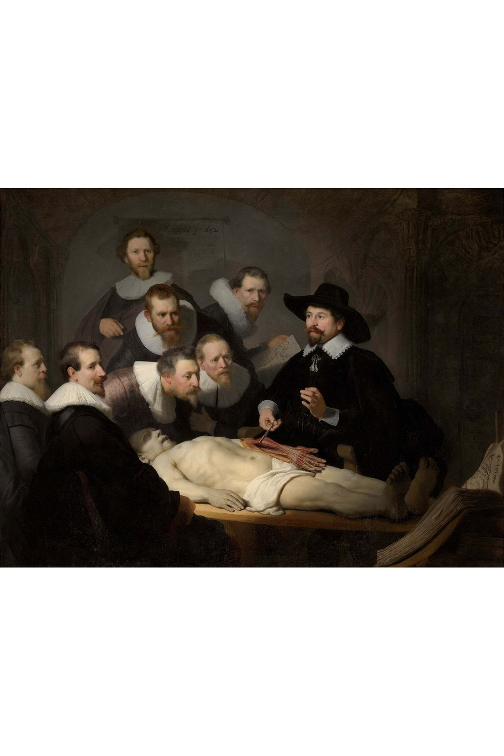Rembrandt Van Rijn - Dr. Nicolaes Tulp’Un Anatomi Dersi - 1