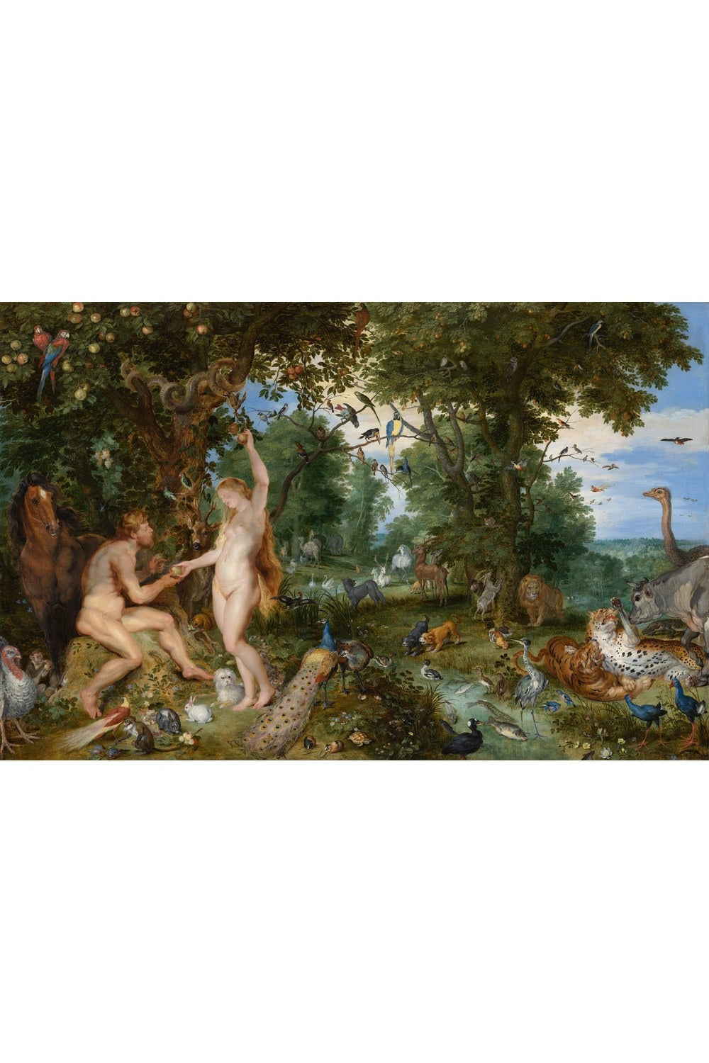Jan Brueghel The Elder & Peter Paul Rubens - Aden Bahçesi - 1