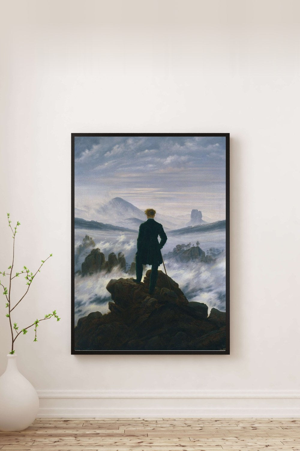 Caspar David Friedrich - Deniz Sisi Üzerinde Gezgin - 0