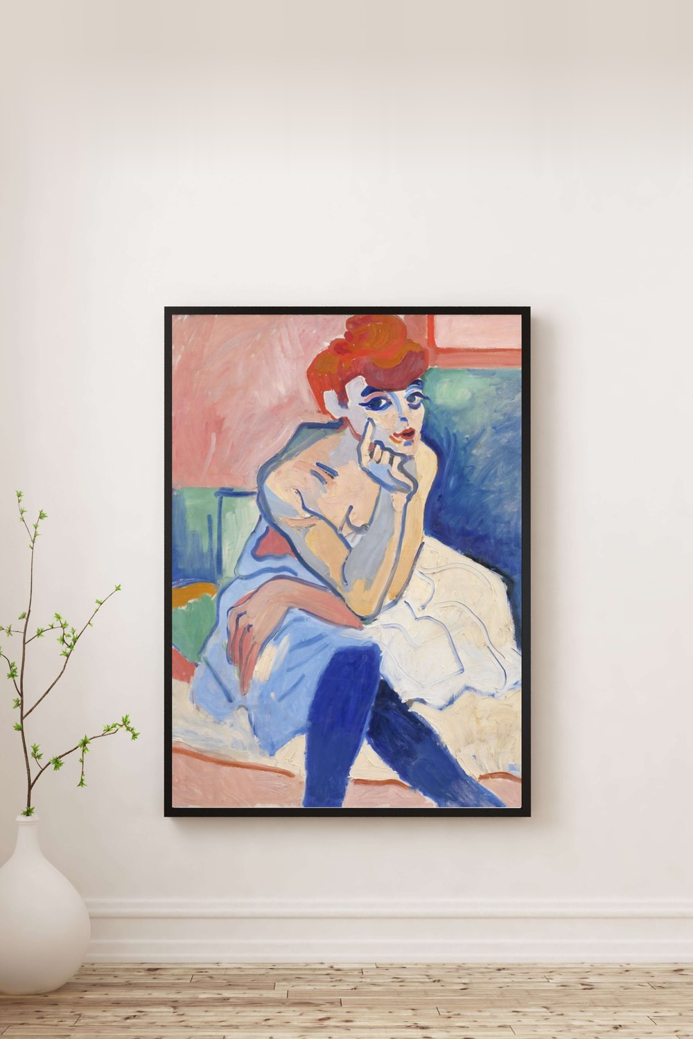 André Derain - Gömlekli Kadın - 0