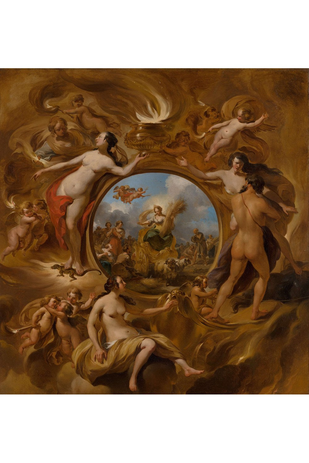 Nicolaes Pietersz Berchem - Yaz Alegorisi - 1